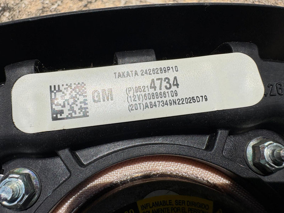 2011, 2012, 2013 Chevrolet Cruze Air Bag Driver Steering Wheel Airbag OEM