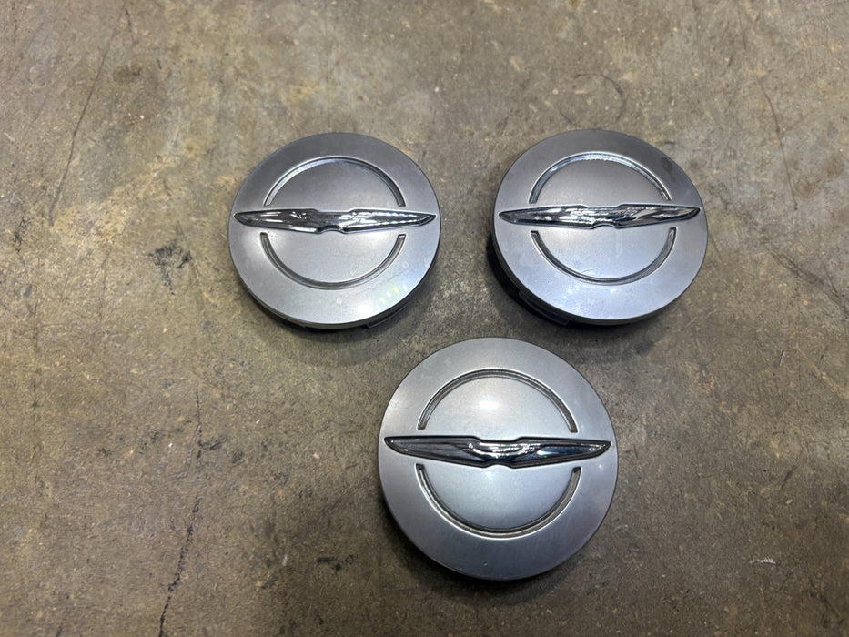 Set of 3 2015 - 2025 Chrysler Pacifica WHEEL Center Cap OEM 6ES82TRMA