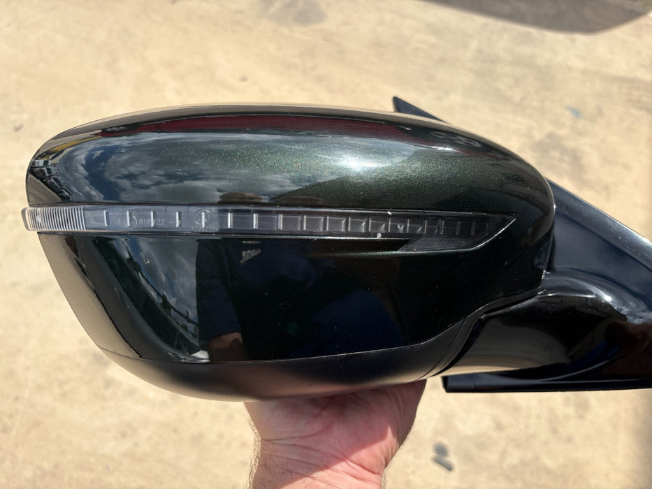 Original, 2018-2020 Nissan Pathfinder Right Passenger Door Power Mirror Green