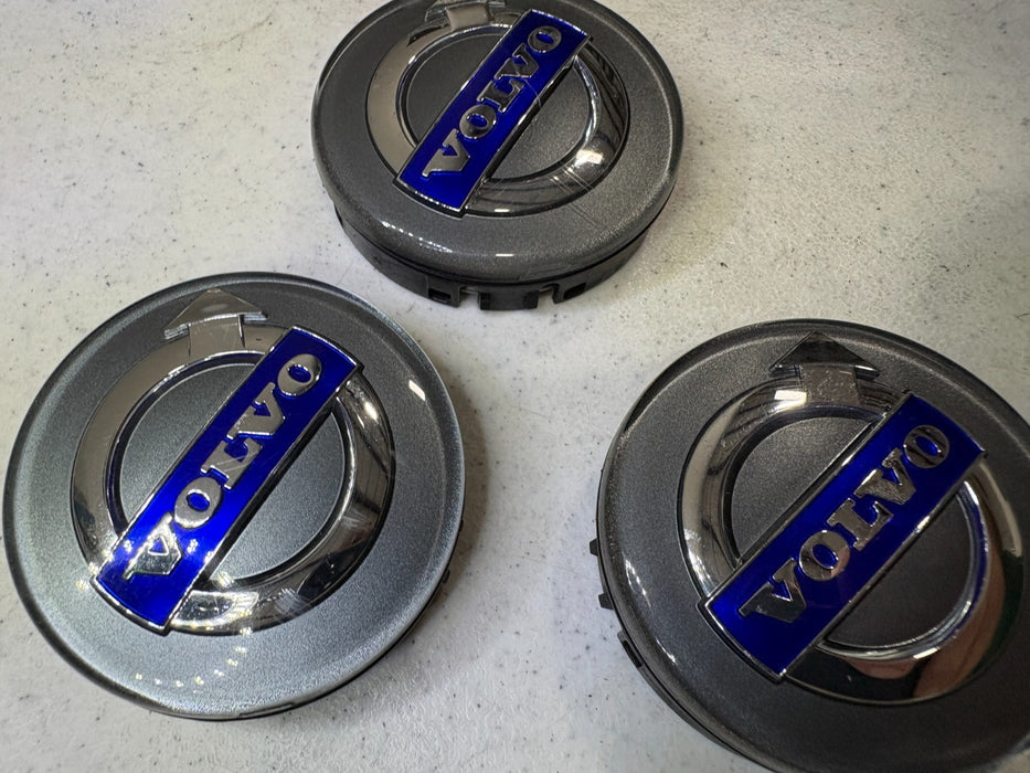 Set of 3 2013 - 2017  Volvo S60 Wheel Center Hub Cap OEM 30666913