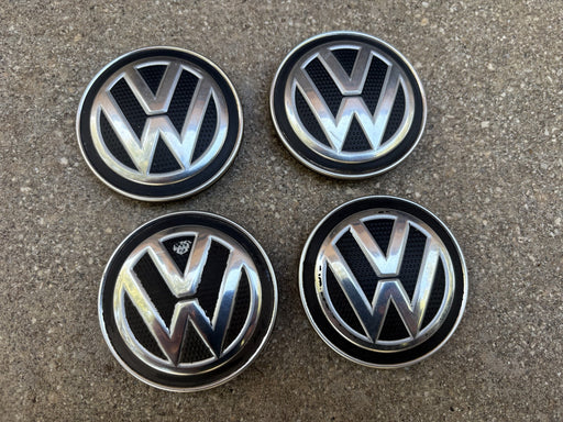 Set of 4 2015 - 2021 Volkswagen Golf Center Cap Hubcap OEM