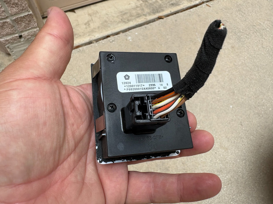 2013-2018 Ram 1500 Headlight Headlamp Switch w/ Cargo Light & Dimmer OEM