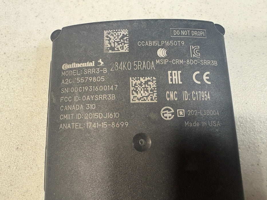 2018-2020 Nissan Kicks Blind Spot Lane Change Rear Right Module 284K0-5RA0A OEM