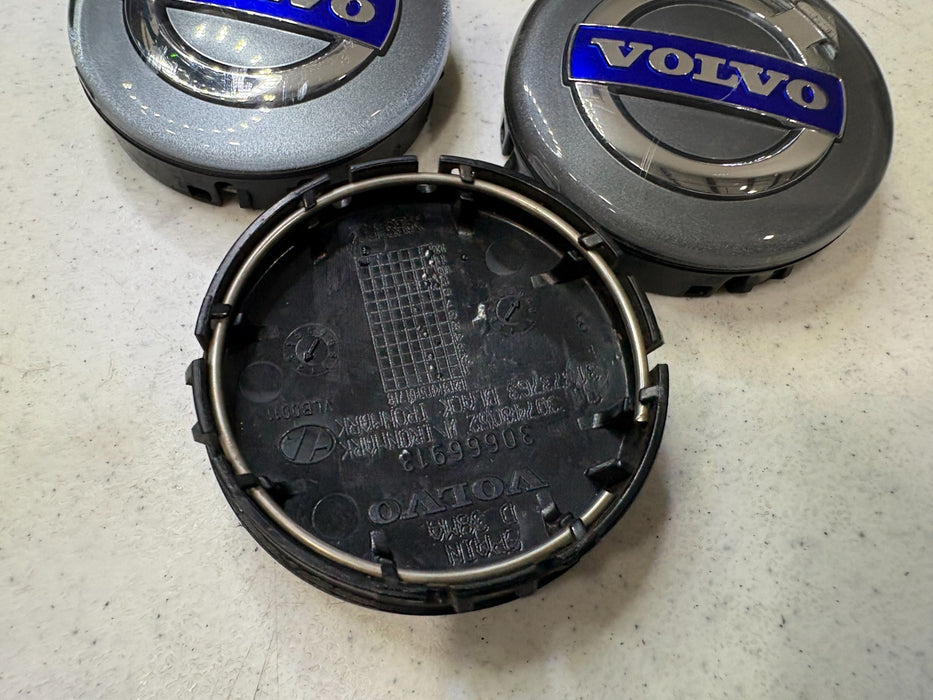 Set of 3 2013 - 2017  Volvo S60 Wheel Center Hub Cap OEM 30666913
