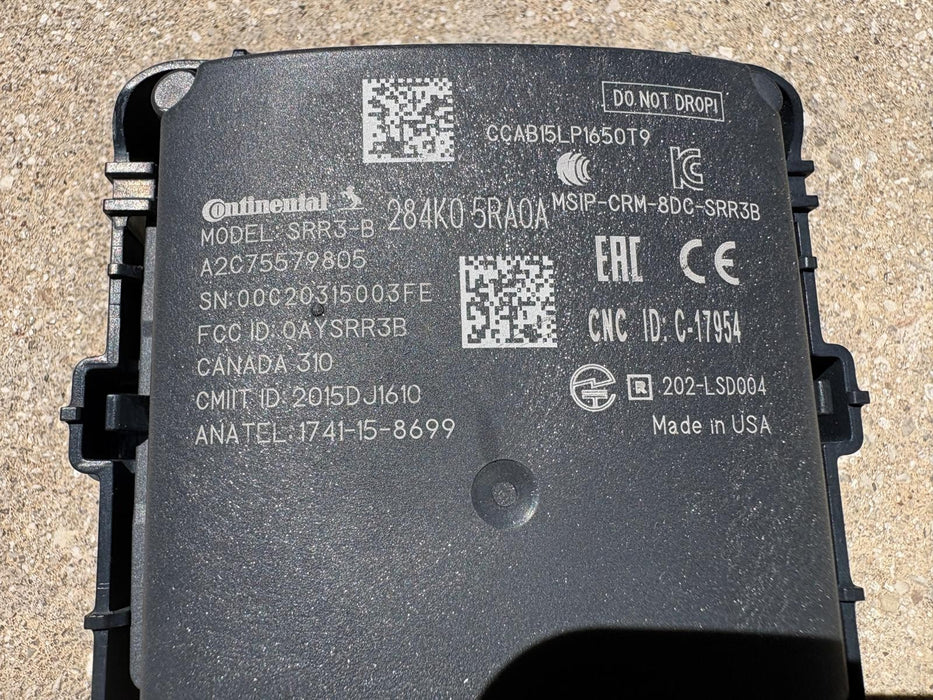 2018 - 2020 Nissan Kicks Rear Radar Unit Blind Spot Alert 284K05RA0A OEM
