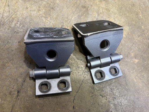 SET OF 2 2004-2010 BMW X3 FRONT LEFT DRIVER DOOR HINGE LOWER & UPPER OEM