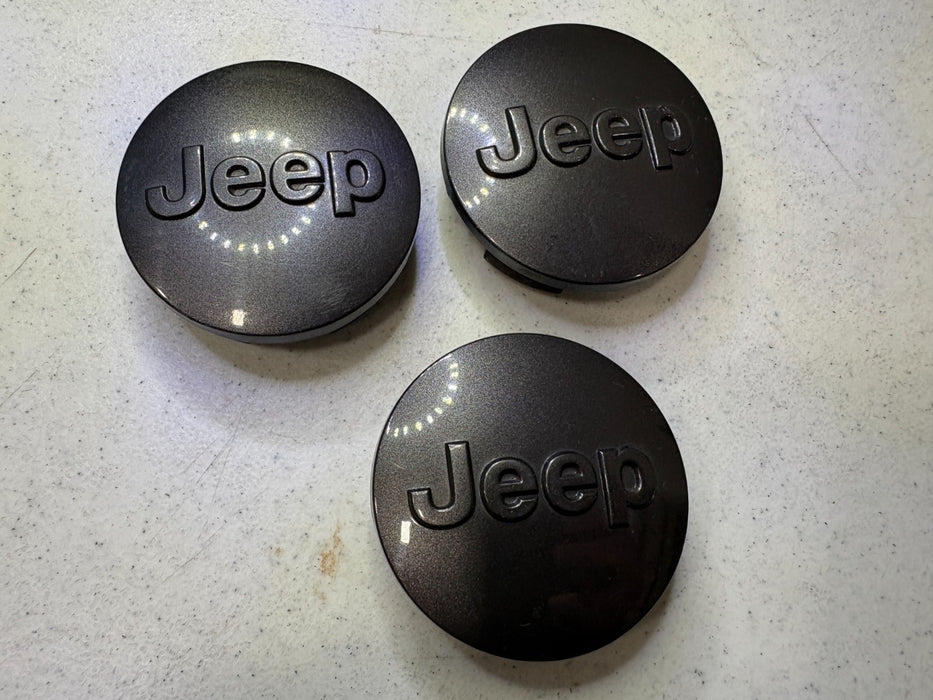 Set of 3 2016 - 2023 Grand Cherokee Wheel Center Cap 1LB77TRMAC OEM