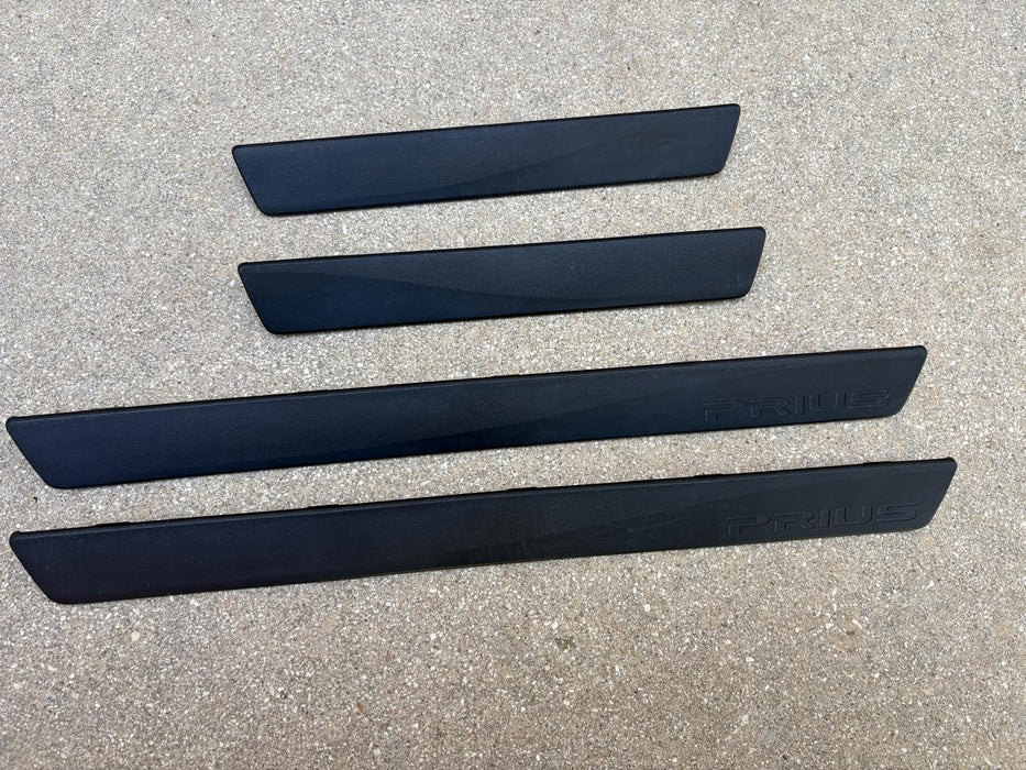 2010-2015 Toyota Prius Set Front & Rear 4 Doors Scuff Plate Step Trim Panel OEM