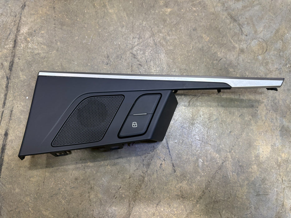 2017-2020 AUDI A4 Right Rear Door Lock Upper Speaker Handle Trim OEM