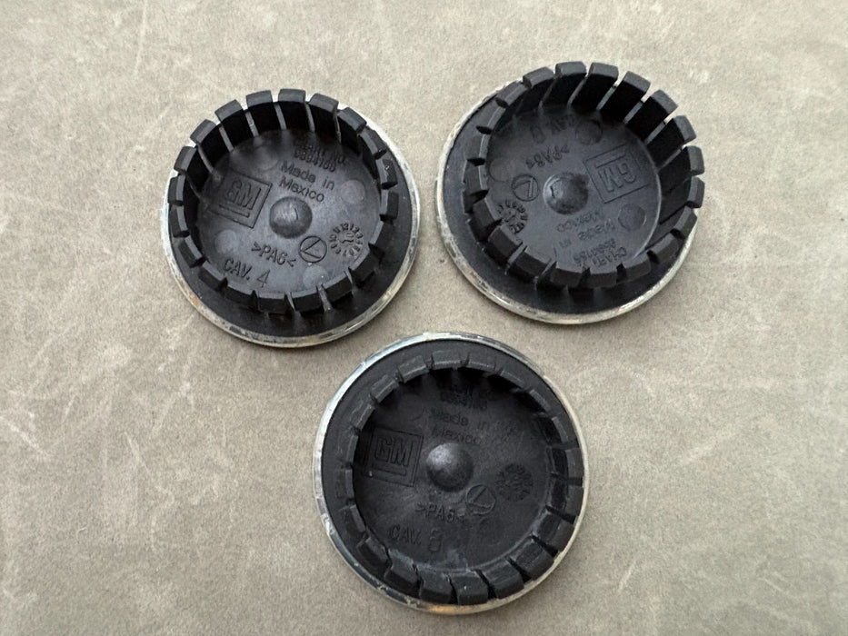 Set of 3 2008 - 2012 Chevrolet Malibu Wheel Center Cap 9594156 OEM