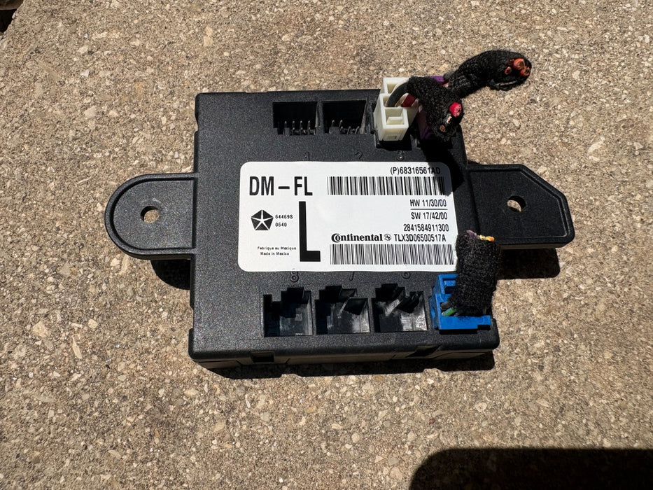 2015 - 2021 JEEP GRAND CHEROKEE FRONT LEFT DOOR COMPUTER CONTROL MODULE OEM