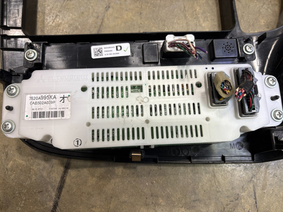 2014-2016 Mitsubishi Outlander A/C Selector Switch OEM 7820A995XA OEM