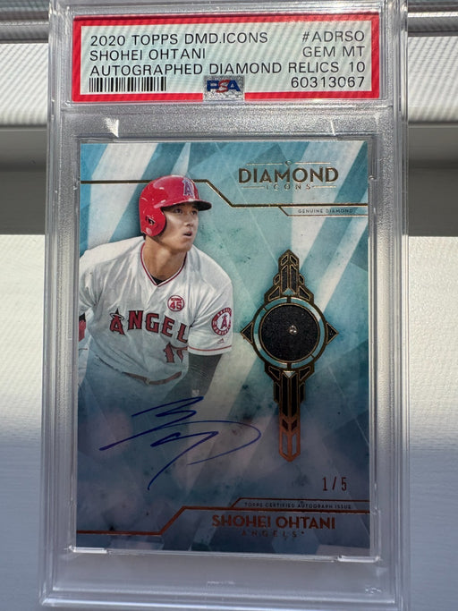 2020 Topps Diamond Icons Shohei Ohtani Autographed 1/5