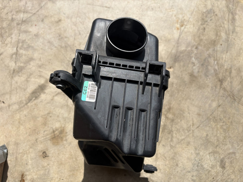 2012-2017 HYUNDAI VELOSTER 1.6L AIR CLEANER BOX ASSEMBLY, OEM 28110-1R100