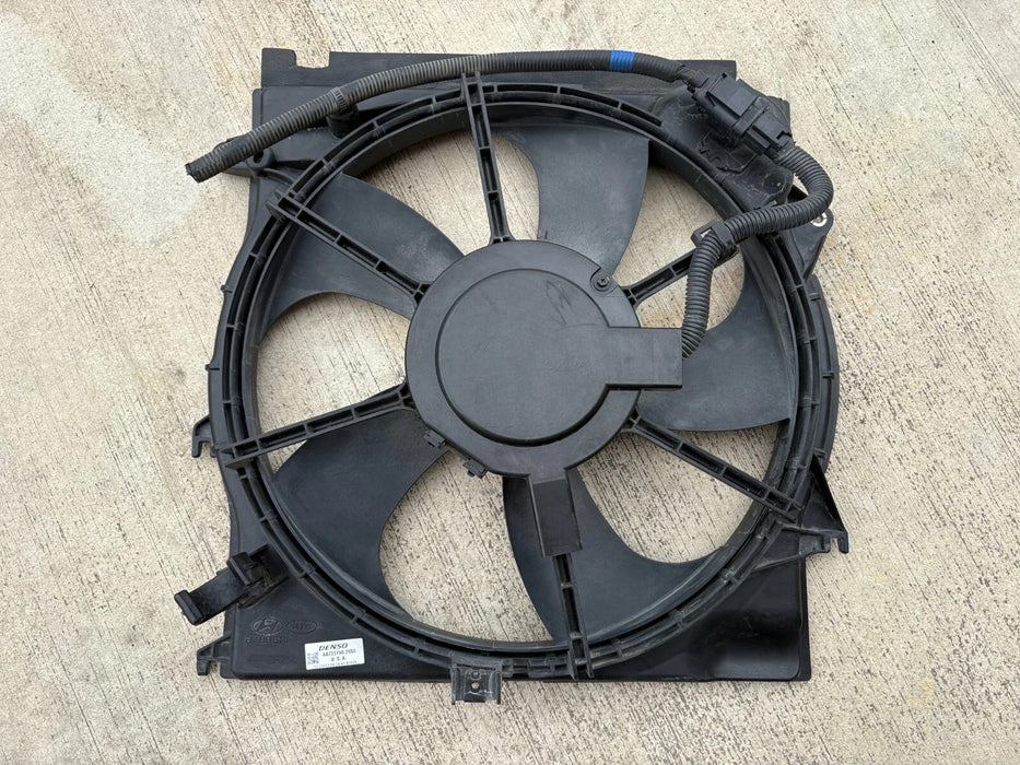 2015, 2016, 2017 Hyundai Sonata 1.6L Turbo, Radiator Cooling Fan Motor & Shroud