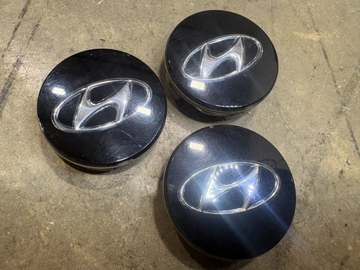 3 Pieces 2015-2017 Hyundai Sonata Wheel Center Caps OEM