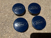 SET OF 4 2013-2025 FORD ESCAPE WHEEL CENTER CAP HUBCAP BLUE OEM