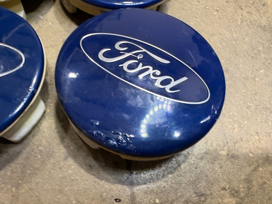SET OF (4) FOUR FORD FUSION FOCUS FIESTA ESCAPE EDGE OEM CENTER CAP 6M21-1003-AA