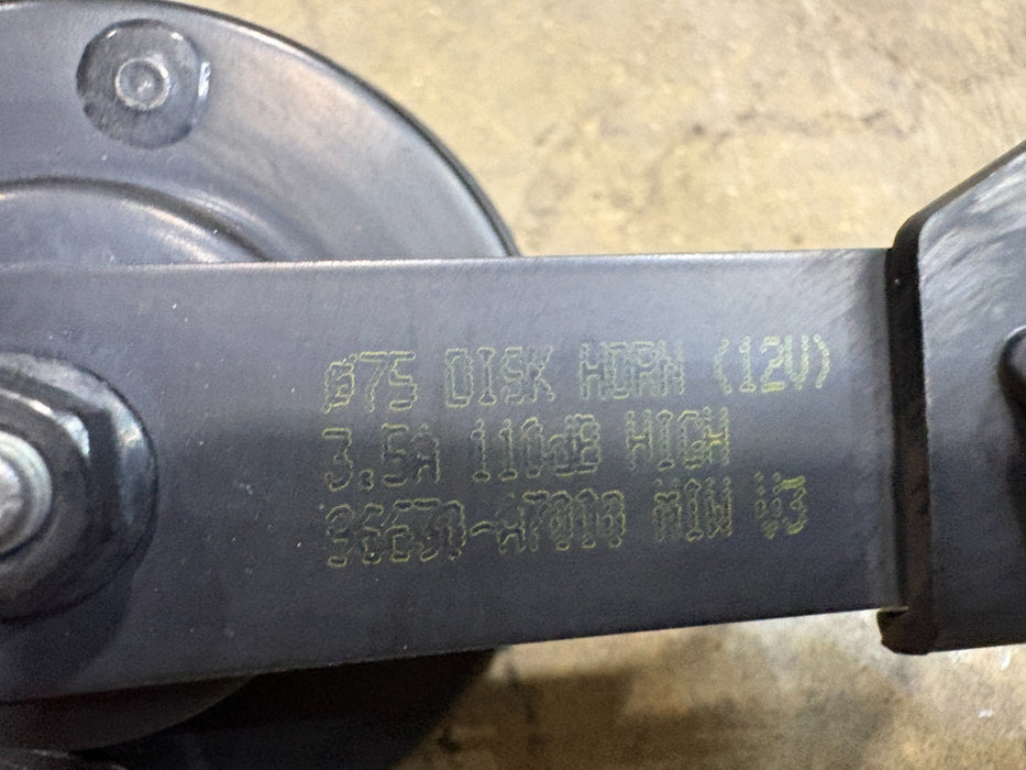 2014-2018 Kia Forte High Tone Note Signal Horn Alarm Siren #96630-A7000 OEM