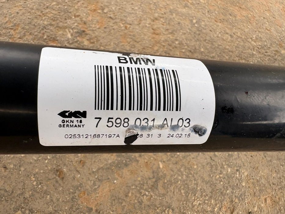 2015 - 2017 BMW X3 Left Rear Axle Shaft 7598031AI03 OEM