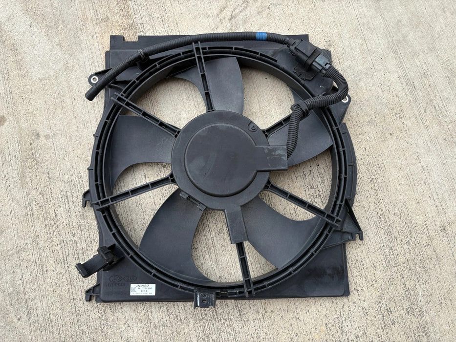2018, 2019 Hyundai Sonata Sport 2.0L, Radiator Cooling Fan Motor & Shroud - OEM