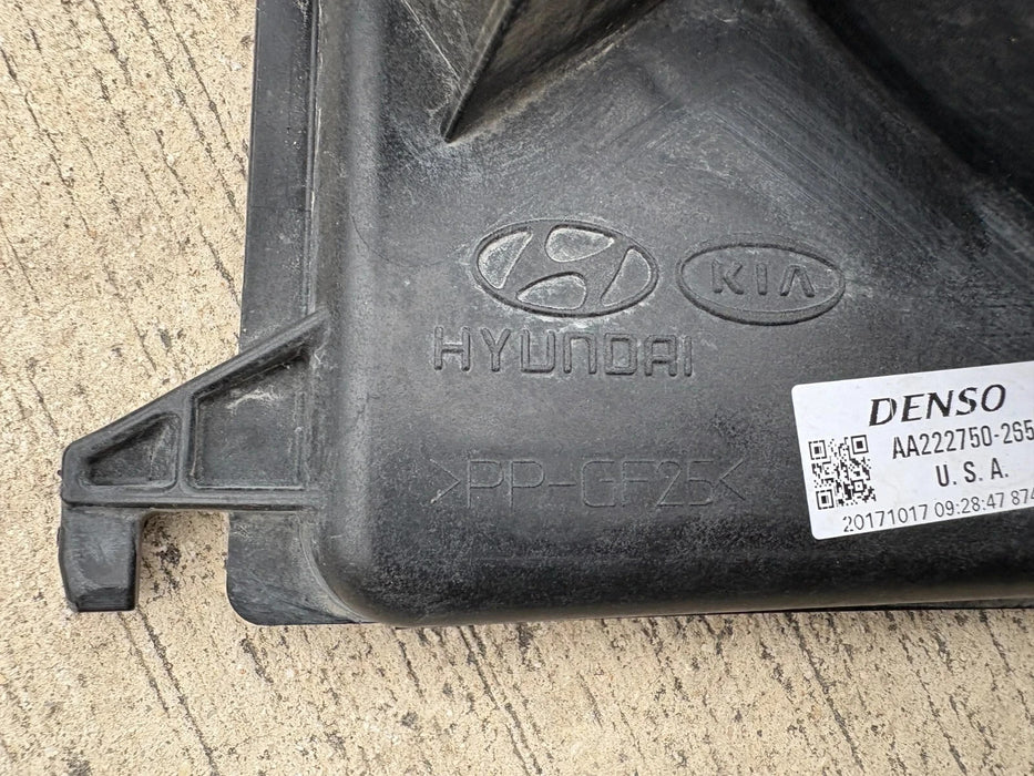 2015, 2016, 2017 Hyundai Sonata 1.6L Turbo, Radiator Cooling Fan Motor & Shroud