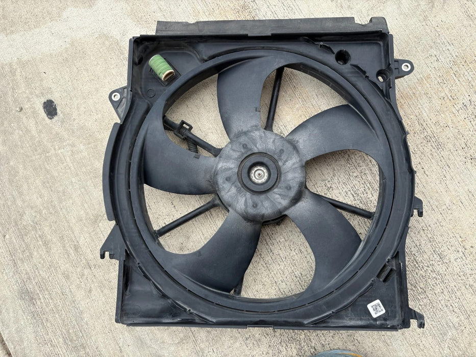 2015, 2016, 2017 Hyundai Sonata 1.6L Turbo, Radiator Cooling Fan Motor & Shroud