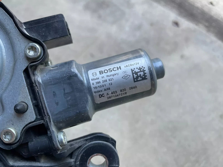 2016-2019 Smart ForTwo, 2 Door, A453 Rear Wiper Motor Assembly #A4538200640