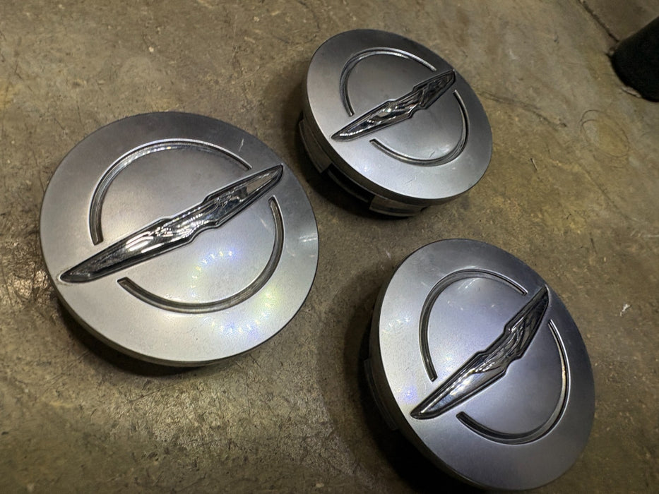 Set of 3 2015 - 2025 Chrysler Pacifica WHEEL Center Cap OEM 6ES82TRMA