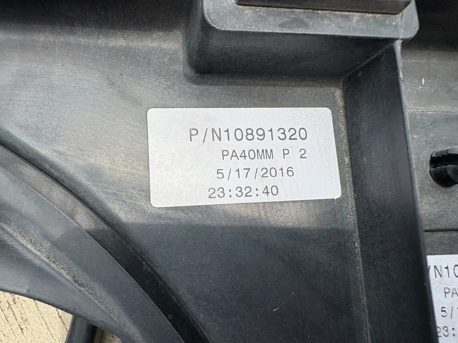 2016-2020 Ford Fusion 1.5L, Radiator Cooling Fan Motor & Shroud, OEM #FG93-8C607