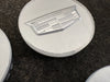 Set of 4, 2013-2025 SILVER Raised Crest Cadillac CTS CT6 XT4 XT5 XT6 Center Caps