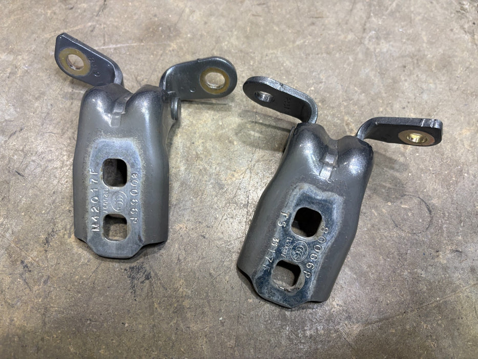 SET OF 2 2017- 2019 Chevrolet Volt Hinge Door Front Right Upper & Lower OEM