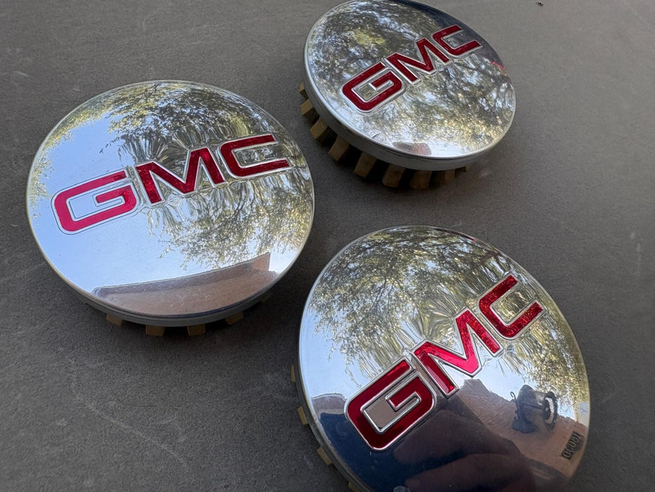 SET OF 3 2014 - 2018 GMC SIERRA WHEEL CENTER CAP HUBCAP OEM OEM 22837060