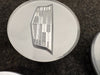 Set of 4, 2013-2025 SILVER Raised Crest Cadillac CTS CT6 XT4 XT5 XT6 Center Caps
