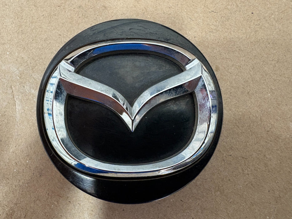 2016-2025 Mazda MX-5 Miata Center Cap Wheel Cover 2 1/8in Black OEM #D07A37190