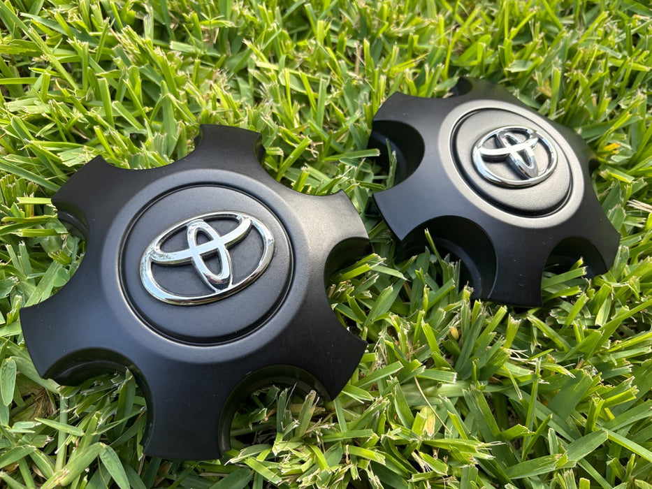 Set of 2 2016 - 2022 Toyota Tacoma Matte Black Center Cap 42603-YY290 OEM