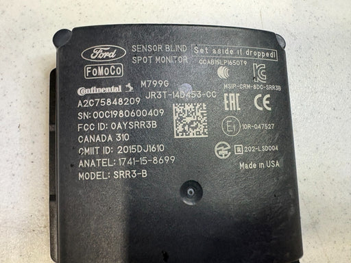 2018 - 2023 FORD EDGE REAR BLIND SPOT SENSOR MODULE OEM JR3T14D453CC