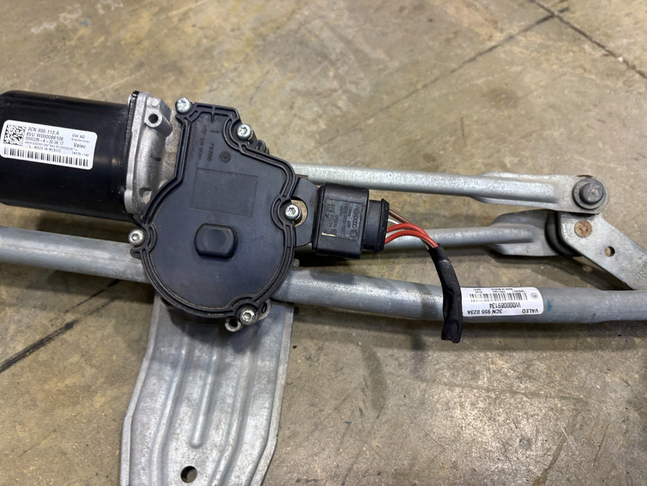 2018-2025 VOLKSWAGEN ATLAS WINDSHIELD MOTOR & WIPER TRANSMISSION LINKAGE, OEM