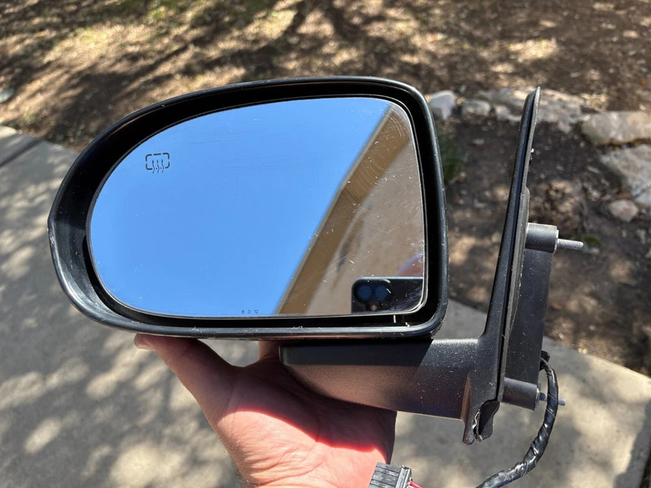 OEM, Power Mirror For 2007-2017 Jeep Compass Left Heated, Manual Folding Texture