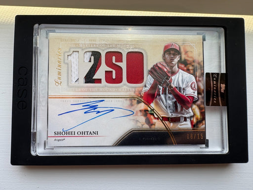 2020 Topps Luminaries - Masters of the Mound, Autograph Patches Shohei Ohtani