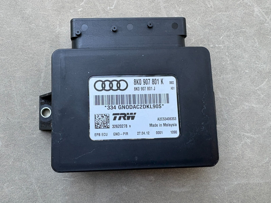 2013 - 2016 Audi S4 Parking Brake Control Module 8K0907801K OEM