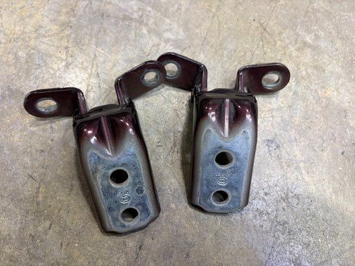 SET OF 2 2011-2015 KIA SORENTO FRONT RIGHT DOOR UPPER & LOWER HINGES OEM