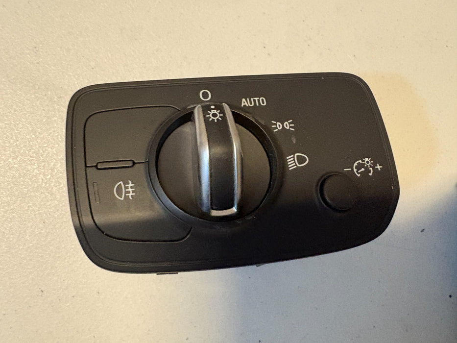 2015-2020 AUDI A3 DASH HEADLIGHT LAMP CONTROL SWITCH OEM 8V0941531AD