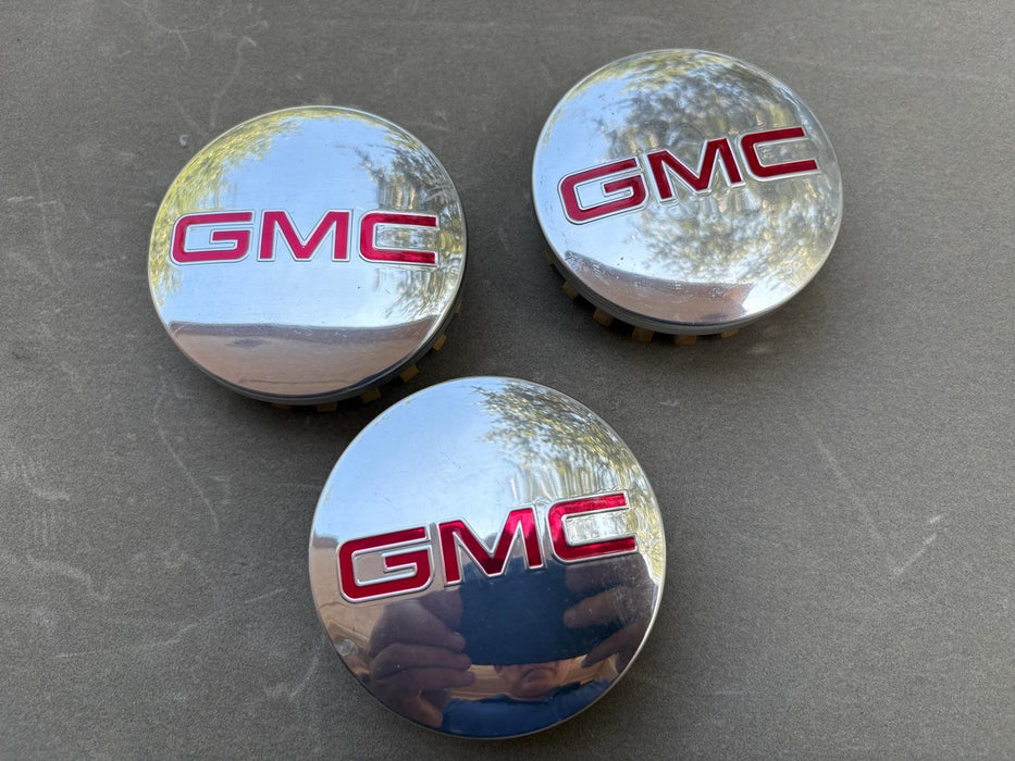 SET OF 3 2014 - 2018 GMC SIERRA WHEEL CENTER CAP HUBCAP OEM OEM 22837060