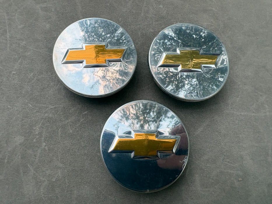 Set of 3 2008 - 2012 Chevrolet Malibu Wheel Center Cap 9594156 OEM