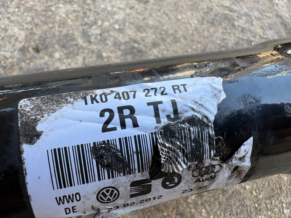 2011 - 2017 Volkswagen CC Driver Axle Shaft Front Axle 2.0L OEM