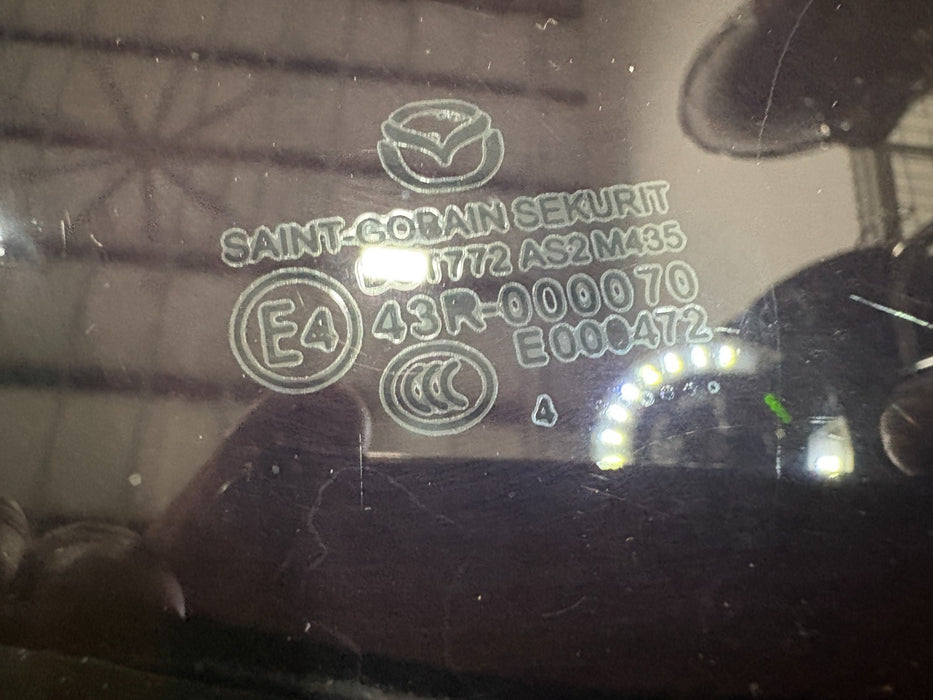 2014-2018 Mazda 3 Side Window Glass Seal Right BHN972651 OEM