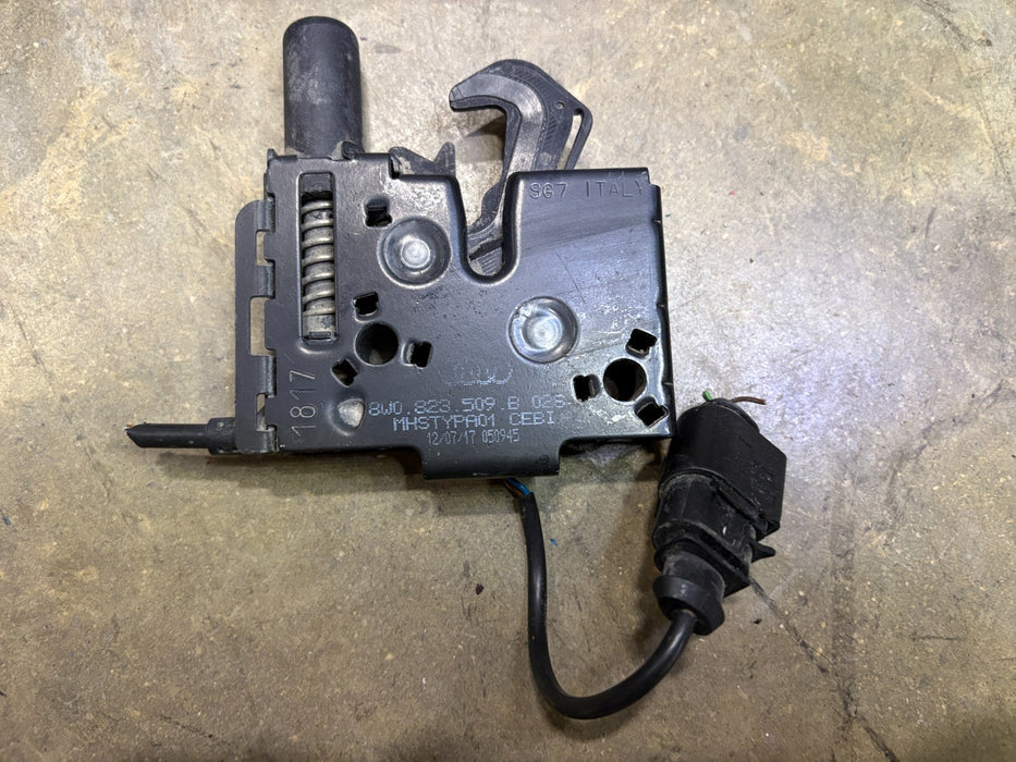 2017-2020 Audi A4 Driver Hood Lock / Latch Assy oem,  #8W0-823-509-B