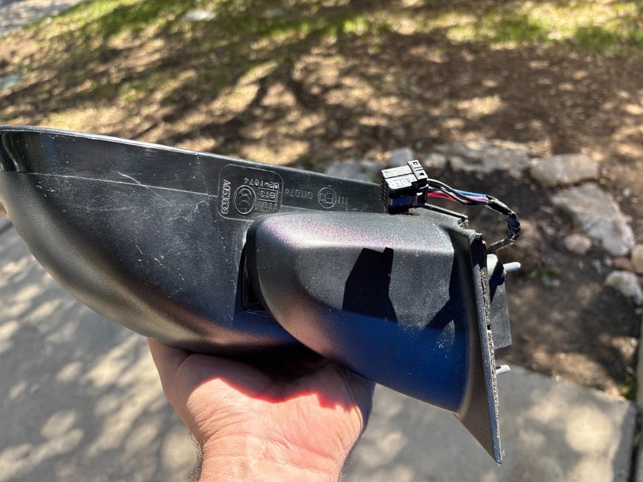 OEM, Power Mirror For 2007-2017 Jeep Compass Left Heated, Manual Folding Texture