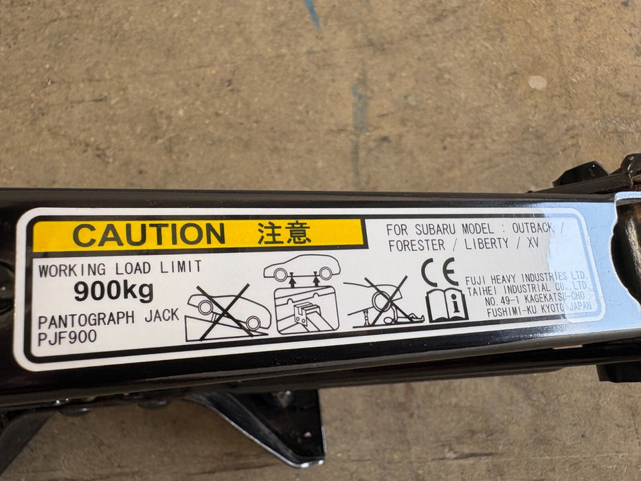SUBARU FORESTER, LEGACY OUTBACK, XV CROSSTREK JACK 900 KG